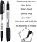 Permanent Markers, 100 Pack Black Permanent Marker set,Fine Point, Works on Plastic,Wood,Stone,Metal and Glass for Doodling, Marking